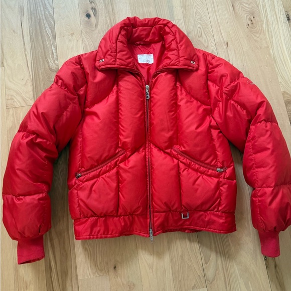 Bogner Jackets & Blazers - Bogner Vintage 80’s Red Goose Down Puffer Jacket Coat Size 10